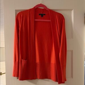 Banana Republic Orange Cardigan Sweater